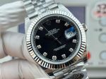 WKD Factory Rolex Datejust 3235 Movement 41mm 126331 Diamond Markers Black Face Watch